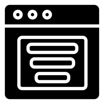 Web Layout Icon
