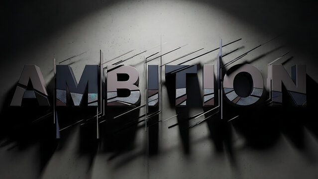 3 d metallic letters mb in dark foggy room isolated on a transparent background