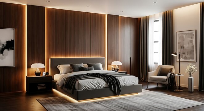 interior of a bedroom