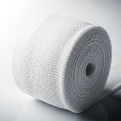 White elastic orthopedic bandage roll elastic bandage orthopedic bandage medical wrap gauze roll woven fabric stretch mesh polyester blend white