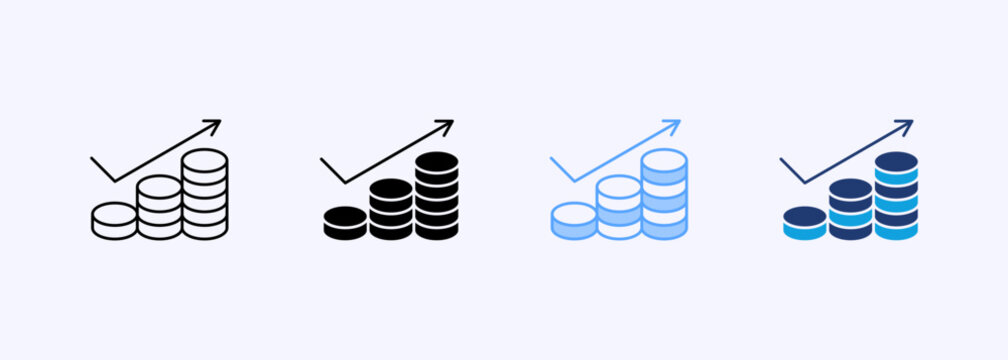 Income Icon Set Multiple Style Various Collection Element For Design