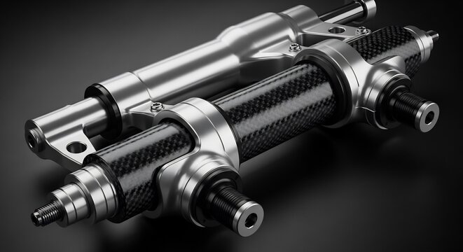 High-Performance Carbon Fiber and Metal Bicycle Suspension Components.