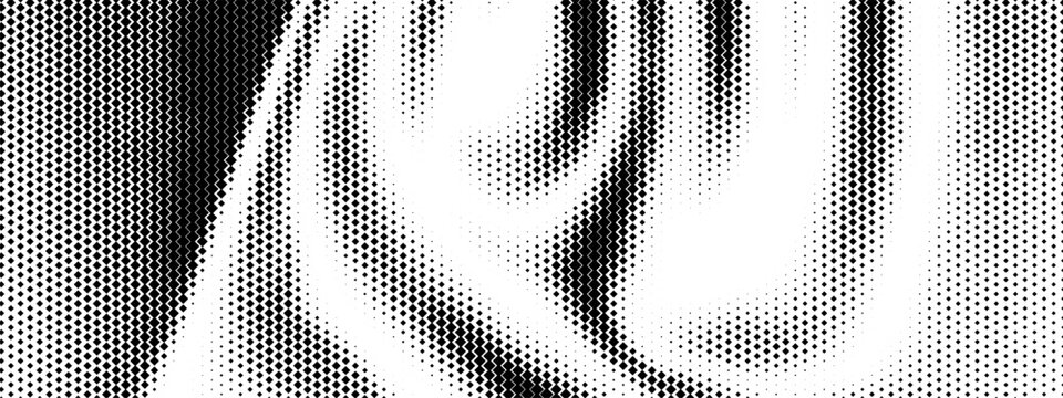 Square halftone diamond with rhombus fade texture for half background gradient. Shape disappearing paper with square gray overlay for simple grunge cool. Design minimal square with print.