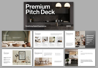Premium Pitch Deck Layout