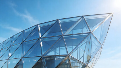 Fototapeta premium Modern glass architectural structure