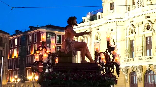 Cristo en procesi&oacute;n