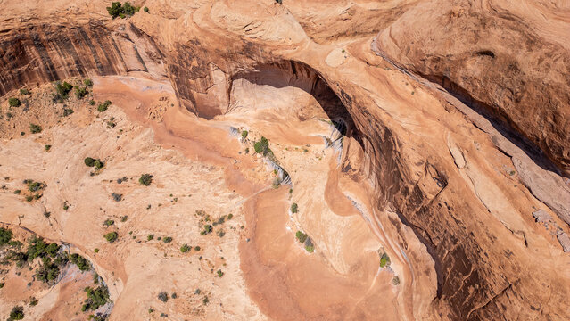 Corona Arch is a natural sandstone arch