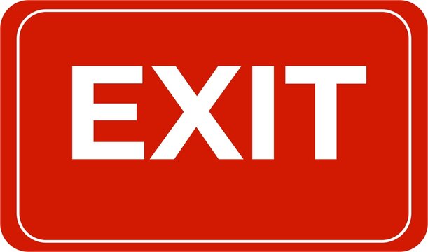 emergency exit sign