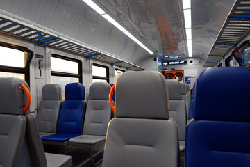 Obraz premium interior of a train