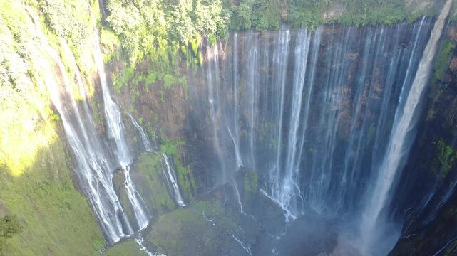 waterfall in the forest Java Island