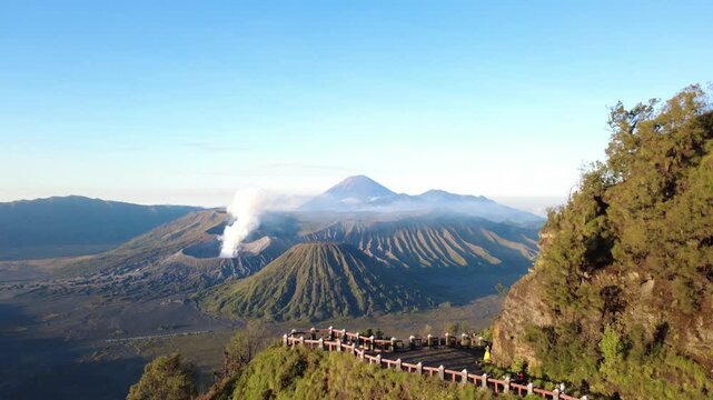 Java Island Vulcan Dron Amazing Nature 