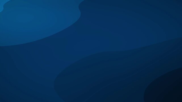 Blue abstract waves background with deep navy and azure gradients creating a professional calm and fluid motion effect for corporate technology presentations