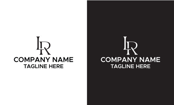 RL logo letter design on luxury background. LR logo monogram initials letter concept. RL icon logo design. LR elegant and Professional letter icon design on background. R L LR RL Initial letter LR RL 