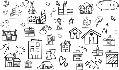 Obraz premium Landmark and Cityscape Horizontal Background