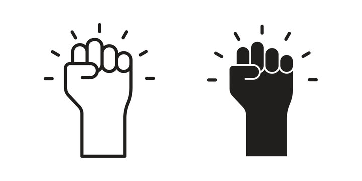 Rebellion icon set, logo vector eps10