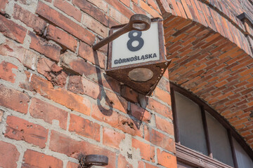 stara latarnia budynkowa w Warszawie © witan