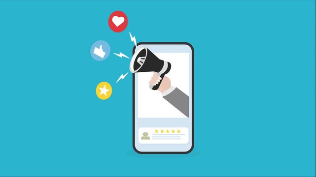 Mobile App Marketing with Likes and Ratings Icons