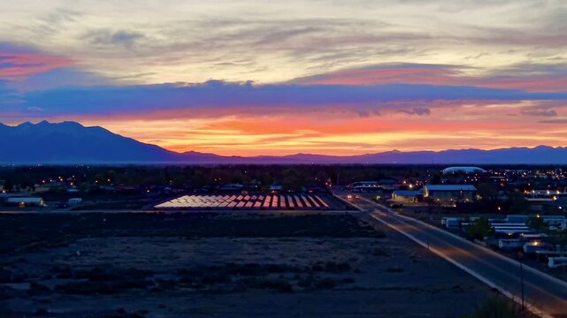 Alamosa Sunrise Panorama Mar 30, 2026 