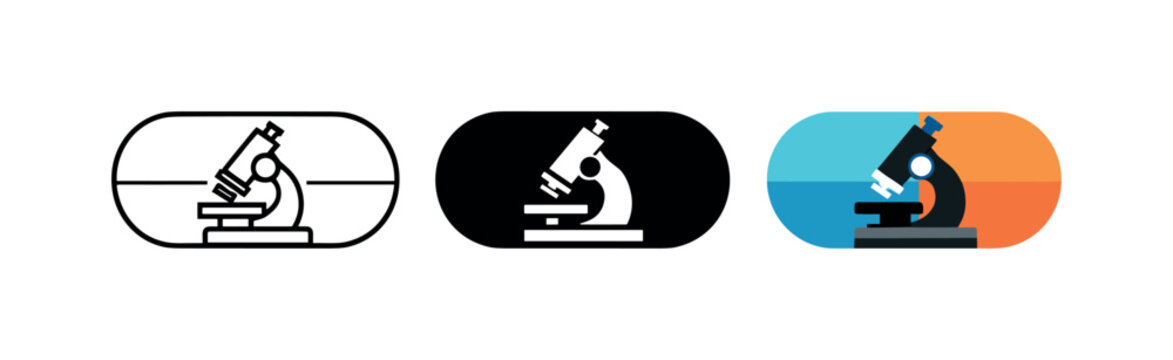 Inspecting batches illustrated by a microscope silhouette aligned over a capsule shape to convey controlled testing within