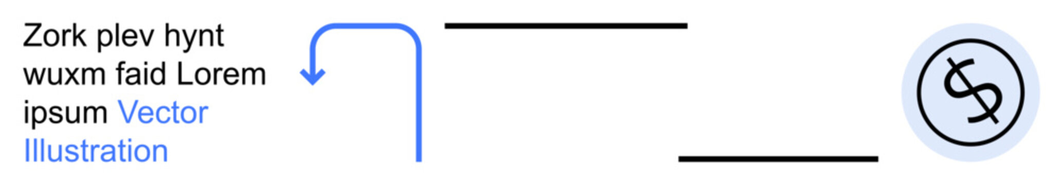 Financial planning, currency exchange, business growth, economic strategy, investment decisions, direction. Blue arrow pointing to a dollar cent symbol. Financial planning and currency exchange