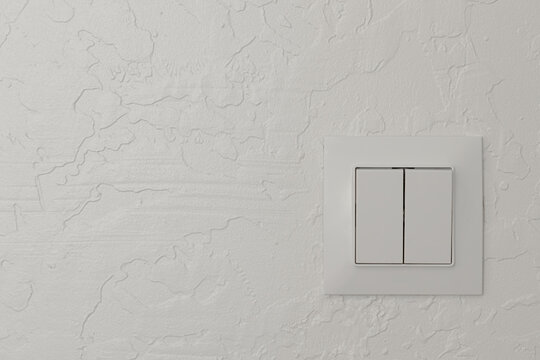 electricity light switcher wall background white color
