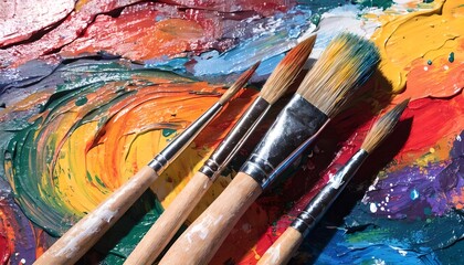 Fototapeta premium Celebrate creativity: world art day, a global tribute to diverse expressions of creativity, uniting cultures and inspiring imagination across borders and boundaries