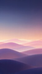 Obraz premium Serene Purple Dunes at Sunset