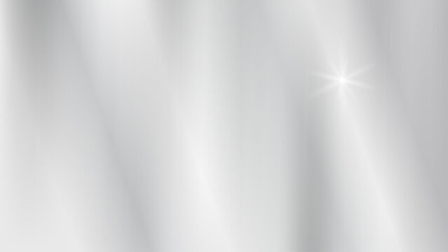 Abstract silver gradient background with mirror chrome reflections and smooth metallic surface. Clean minimal design creates a luxury backdrop for modern branding and presentations.