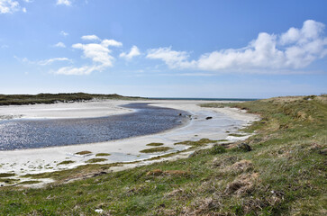 Inlet with Flowing Water in a Strand in the Outer Hebrides © dejavudesigns