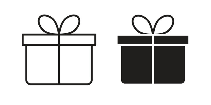 Gifts icon collection on white background. Vector icon art.