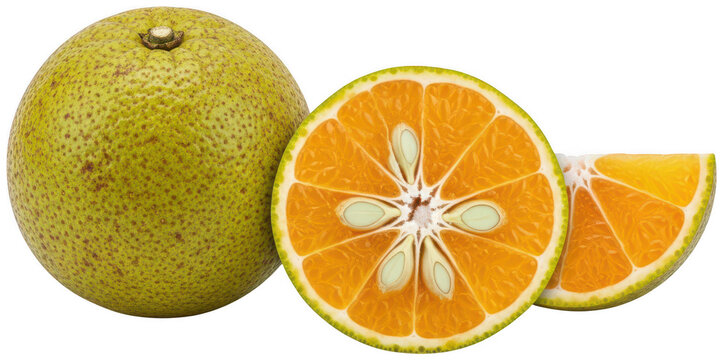 Ugli fruit slices png jamaican tangelo isolated transparent background image