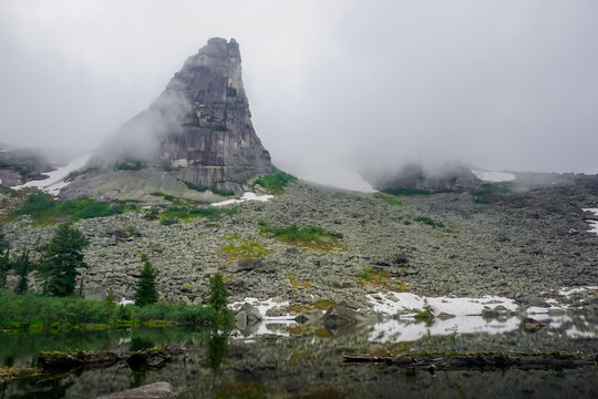 Parabola Rock in the Ergaki Nature Reserve