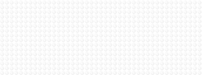 Obraz na płótnie Canvas Realistic white plastik constructor seamless background. Play and build concept. Vector illustration