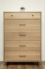 Neutral stain color on wooden white oak cabinetry with rift, plain and quarter sawn grain patterns 