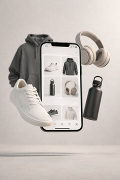 AI Personalized Shopping Recommendations on Smartphone Marketplace App with Curated Products