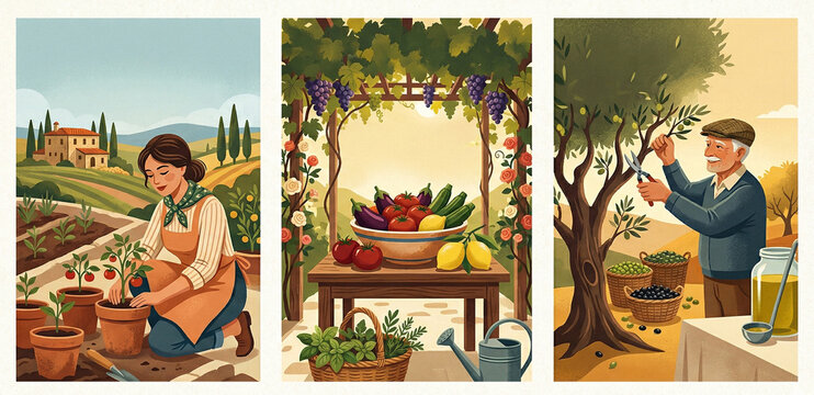 Gardening Seasons in Italy