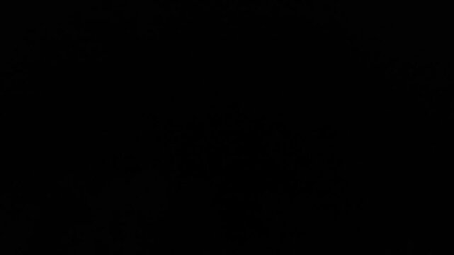 A dark scene featuring a lightening & thunder faintly illuminated object with a noticeable reflection and subtle highlights in the background