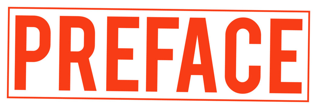 Large red preface text in a rectangular box on transparent background