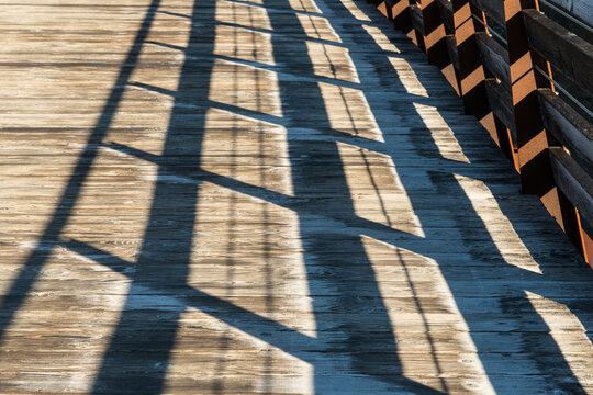 Canada, BC, Vancouver Island, Cowichan Bay.  The Kinsol Trestle, an old railway trestle bridge, now used as part of the Cowichan Valley hiking trail