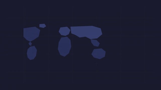 Abstract dark blue composition featuring geometric polygon shapes floating on a solid minimalist background for modern digital design projects