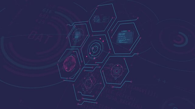 Infographics visualizing a multi-process data management and analysis system