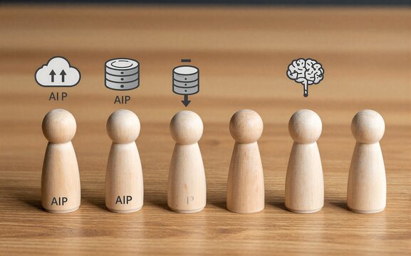 AI AIP and human intelligence collaborate through data and cloud