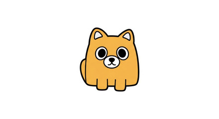 Obraz premium A cute vector illustration of a happy cartoon cat and dog with a funny kitten and teddy bear design for a baby card