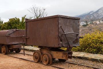 Fototapeta premium Old mining equipment