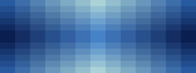 Obraz premium Blue Pixelated Digital Data Grid, Abstract Cyber Security Background, Network Matrix Pattern