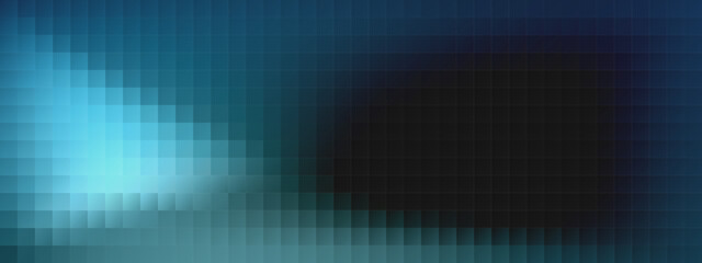 Obraz premium Abstract Blue Pixelated Data Stream Background for Cybersecurity and Digital Privacy