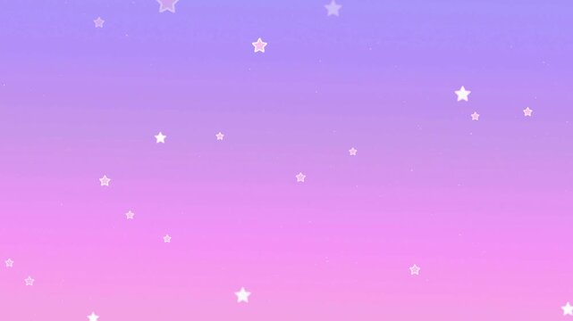 Ethereal Lavender and Rose Ombre Background Adorned with Sparkling White Starry Patterns, Evoking a Gentle Dreamlike Fantasy
