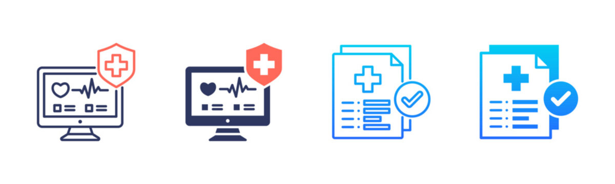 Preventive Monitoring Icon Pack In Multiple Styles