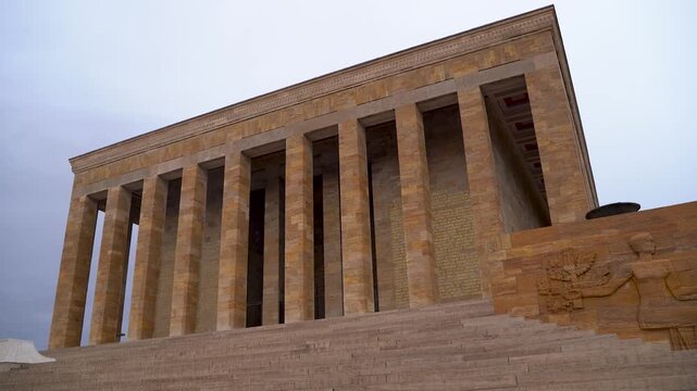 Mausoleum of Mustafa Kemal Ataturk in Anitkabir Ankara