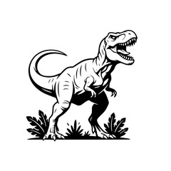 Fototapeta premium Tyrannosaurus Rex dinosaur vector illustration